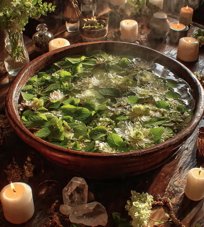 Folhas e ervas sagradas